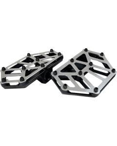 Kodlin K73254 Black W/Steel Covers NXL Mini Floorboards 4 Harley 