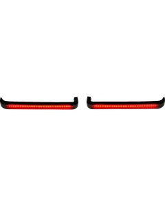 Custom Dynamics Low-Profile LED Smoke W/Red Turn Signal Saddlebag Lights 4 Harley 