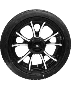 Coastal Moto Cut 18" Largo Rear Wheel/Tire Combo 4 Harley 08-24 Trike
