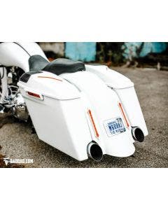 Bad Dad Dual Exhaust Summit Kit w/ Classic Covers 992 Black Taillights 14-Up FL