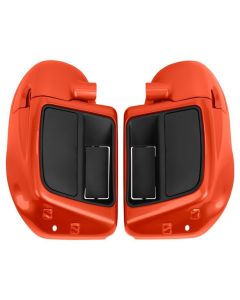 Hogworkz Baja Orange Rushmore Style Lower Vented Fairings for 94-25 Touring