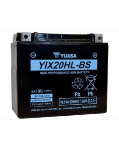 Yuasa YUAM620BHX High Performance 12V 18Ah AGM Battery Universal Motorcycle ATV
