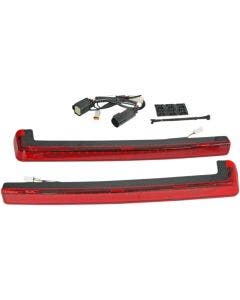 Custom Dynamics ProBeam Red LED Run Brake Turn Tour Pak Arm Harley FLH/T 14-Up