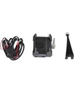 Ciro 50216 Premium Smartphone GPS Holder w/ Charger Harley FLH/T 96-13
