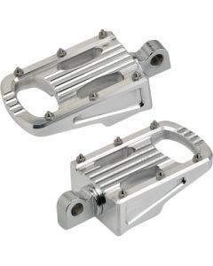 Biltwell 7006-203-01 Punisher Footpeg Classic Polished Harley M8 Softail 18-20