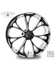 Performance Machine PM Contour Virtue Contrast Platinum Motorcycle Wheel Tire Packages