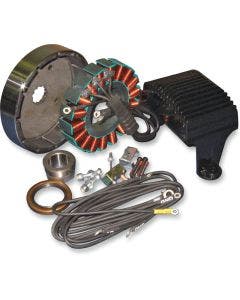 Cycle Electric 3-Phase 50A Charging Kit 4 Harley For 89-98 FLT/FLHT/FLHR 89-94 99-00 FXR