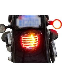 Custom Dynamics Probeam Integrated Signal Low Profile Led Taillights Smoke Lens Bottom Window