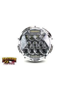 Cyron ABIG7-B6KC Chrome Beast LED Integrated 7" Headlight Harley & Metric Models