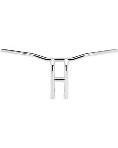 Biltwell 6262-1055 12" Tyson XL TBW Pullback Chrome T-Bar Slotted Harley