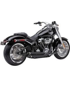 Cobra USA 6863B Black Speedster Slashdown Full Exhaust 18-Up Harley Softail