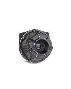 Arlen Ness Inverted Beveled Black Cut Stage 1 Air Cleaner Harley XL 91-16