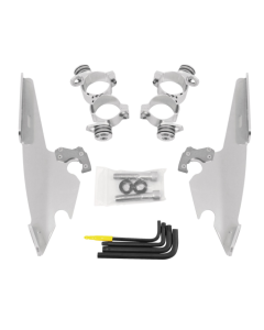 Memphis Shades Fats Slim Windshield No Tool Trigger-Lock Kit Harley XL1200 10-15