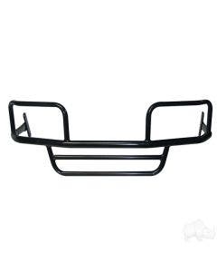 RHOX Golf Cart Front Brush Guard Black Powder Coat Steel for E-Z-Go ST350 96+