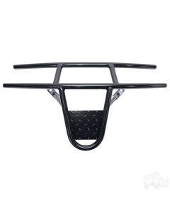 RHOX Golf Cart Front Brush Guard Black Powder Coat Steel for E-Z-Go RXV 16+