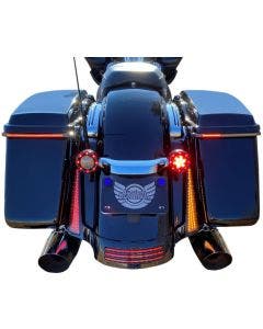 Custom Dynamics Dual Color Fascia LED Panel Lights Black Smoke Lens HD 06-09