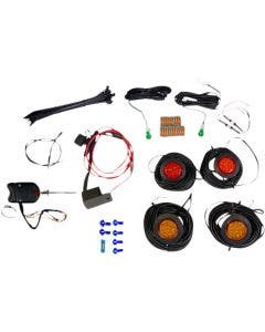 Custom Dynamics Universal LED Turn Signal Kit with Steering Column Switch UTV