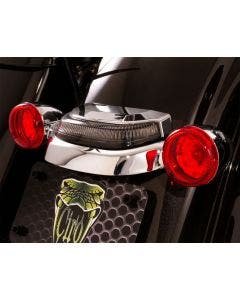Ciro Chrome Crown Taillight Lightstrike Tech Harley Touring 14-Up