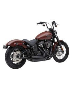 Cobra USA 6712B Black Speedster Short 909 Exhaust System 2018 Harley Softail M8