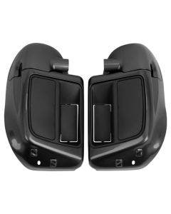 Hogworkz Black Tempest Rushmore Style Lower Vented Fairings for 94-25 Touring