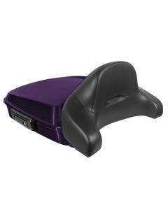 Hogworkz Blackberry Smoke Chopped Tour Pack Full Backrest Black Hardware for Harley FLH '97-'24