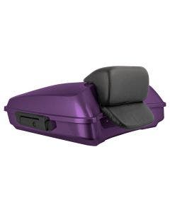 Hogworkz Blackberry Smoke Razor Tour Pack Slim Backrest Black Hardware for Harley® FLH '97-'24