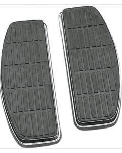 Drag Specialties Chrome Rider Floorboards W/ Insert For Harley FLH FLT