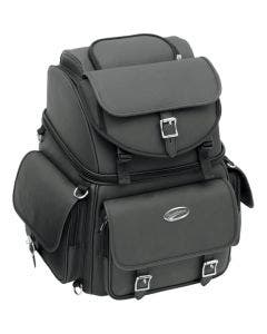 Saddlemen BR3400EX Combination Back Seat or Sissy Bar Bag Travel Luggage Harley