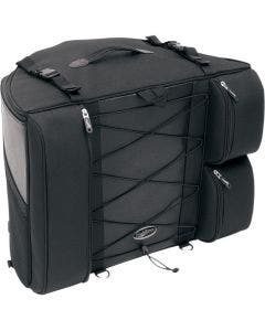 Saddlemen BR4100 Dresser Back Seat Rigid Bag Luggage for Harley Touring Models