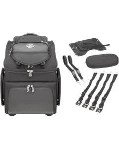 Saddlemen BR4200 Black Travel Sissy Bar or Seat Bag Universal Fit Harley & Metric