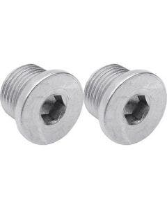 Drag Specialties 02 O2 Sensor Bung Plugs 4 Harley 12Mm 12X1.25Mm X2 Pair
