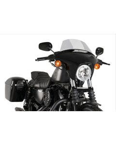 Custom Access Batwing SML Fairing Smoke Long Screen Harley Sportster 18-21