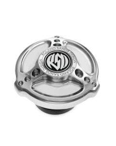 Roland Sands Design Gas Fuel Cap Tracker Chrome Harley Big Twin 96-20