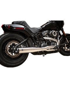 S&S 550-0790 Chrome Black Tips Race Only SuperStreet 2-In-1 Exhaust M8 Fat Bob
