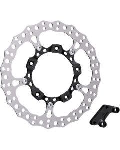 Arlen Ness 300-004 14” Big Brake Rotor Kits Front Right Black Harley Touring FLH/T