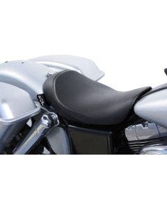 Danny Gray Minimalist Solo Seat Vinyl Smooth Stitch Harley Dyna 06-10