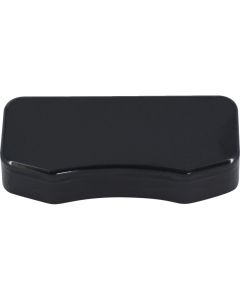 Chubby Smooth Handlebar Gloss Black Top Clamp 4 Harley 