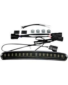Custom Dynamics Chrome Smoke Lens LED High Mount Tour Pak Light Harley 14-Up
