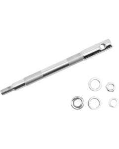 Drag Specialties Chrome Front Axle Kit Harley Dyna Sportster FXD XL FXR DS223036