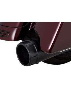 Vance & Hines 46673 Black Torquer 450 Slip-On Mufflers 4.5" Harley FLH/T 95-16