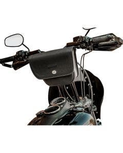 Saddlemen Black D160 T Bar Handlebar Hard Tool Bag EX000954 Custom Harley Metric
