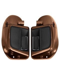 Hogworkz Canyon Brown Rushmore Style Lower Vented Fairings for 94-25 Touring