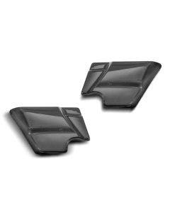 Slyfox SLY-006 Matte Black Carbon Fiber Side Covers Harley FLH/T 14-Up