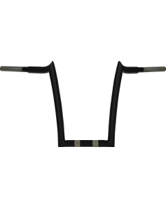 Paul Yaffe 1 1/4" Clamp 12" Rise Black Mini Monkey Handlebar 4 Harley 23+ FLT