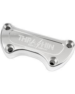 Thrashin Supply Co Polished Silver 1" Top Handlebar Clamp FX FL TSC-2800-2