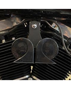 Custom Dynamics Electromagnetic Dual Horn Kit 4 Harley Part# 2107-0332