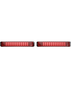 Custom Dynamics PB-SB-SS6-CS Chrome/Smoked Saddlebag LED Accent 10-13 Touring