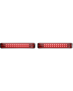 Custom Dynamics PB-SB-SS8-CS Chrome/Smoked Saddlebag LED Accent Light 10-13 CVO