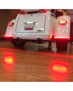 Custom Dynamics Tri-Glide Harley ProBEAM Low-Profile Fender Lights Smoked Lense