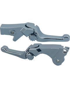 PSR Anthem Short Chrome Adjustable Lever Set 4 Indian 23-24 Chief Models